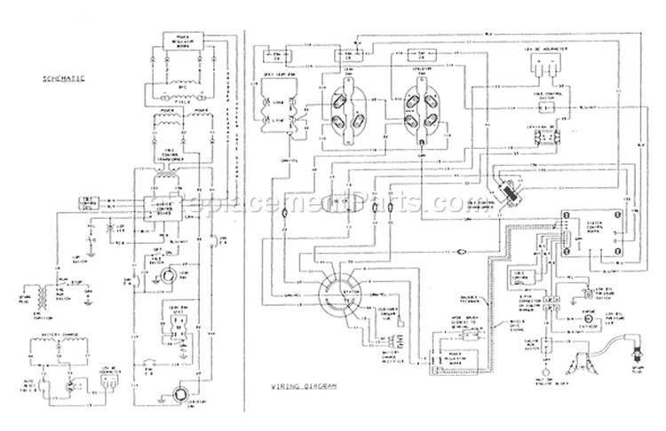 Page D Diagram and Parts List for 1006-0  Briggs and Stratton Generator